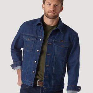 WRANGLER COWBOY CUT UNLINED DENIM JACKET
